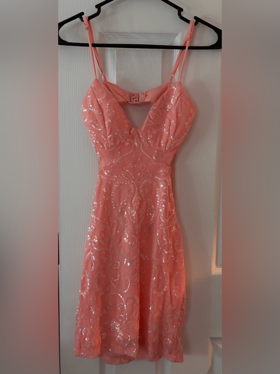 Windsor Dresses & Skirts - Sequin Coral Pink Party Dress